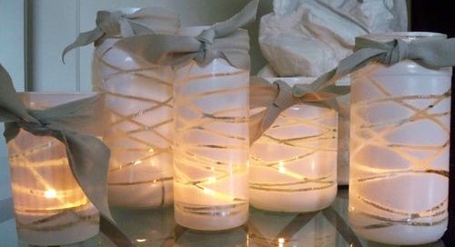 DIY holiday candle gift ideas