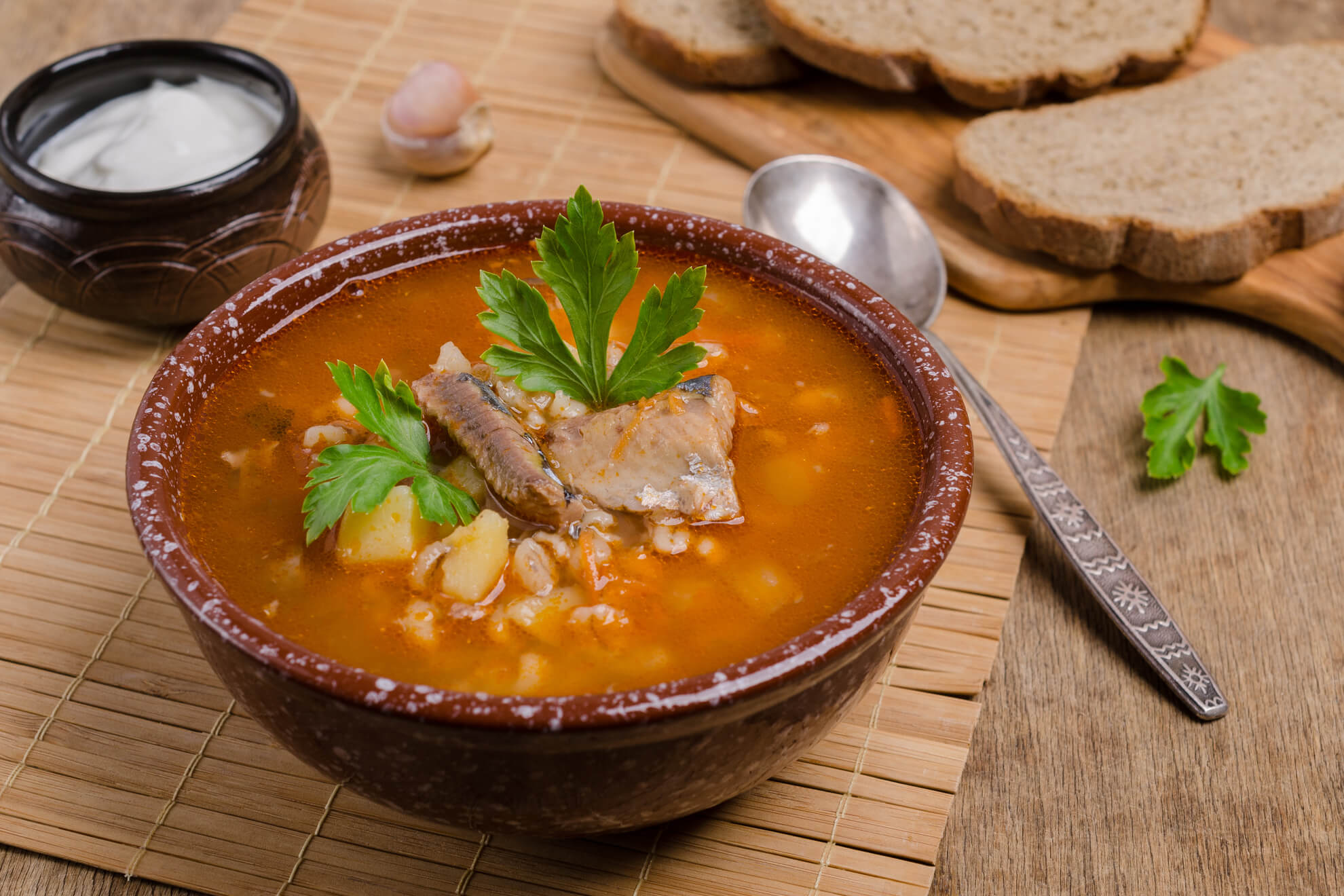 hungarian fish soup